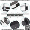 Golf Cart 4 Panel Mirror Wide Angle Rear View Mirror Universal for Club Car EZGO Yamaha Golf Carts Eliminate Blind Spots - Image 2