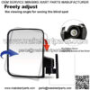 Golf Cart Rear View Mirror & Folding Side Mirror for EZGO/Club Car/Yamaha - Image 4