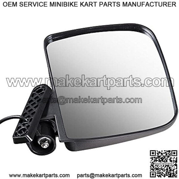 2pcs Universal Golf Cart Rear View Folding Side Mirror with LED Indicators Compatible with EZGO Club Car Yamaha - Image 5