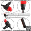 Fuel Siphon Pick Up Tube for Club Car Precedent 2009-up Gas Golf Cart, with Shutoff Valve, Replace OEM 1033723-01 103372301 8405 - Image 5
