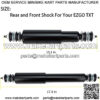 EZGO 2 Front and 2 Rear Shocks Absorbers for Golf Cart 1994-up EZGO TXT Marathon  Medalist Replace 70928-G01, 76418-01  4pcs - Image 3