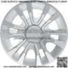Golf Cart Hubcaps 8 inch, Universal Wheel Covers Hub Caps for Club Car, EZGo, Yamaha Golf Buggies Size 8" (Set of 4 Silver) - Image 2