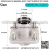 Golf Cart Wheel Hub Assembly for EZGO RXV 2008-up Gas & Electric, with Bearing & Cap, OEM# 609603 19862G1 602340 602341 12091G2, Set of 2 - Image 4