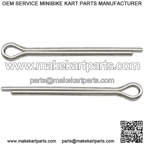 2 Set EZGO TXT Golf Cart Slotted Nut & Pinning 1981-UP Replacement Part 12093-G1 00798-G8 - Image 5