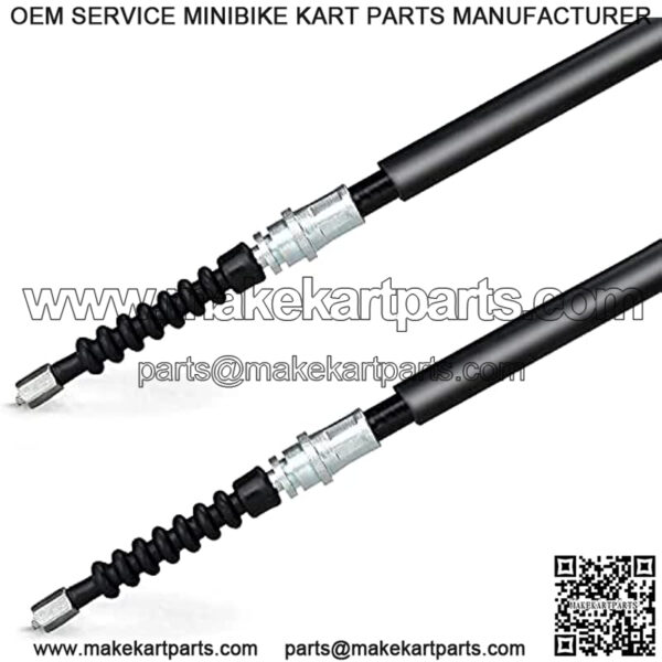 Golf Cart Club Car DS Brake Cables fit DS G&E 2000 Up, 42 inch Drive and Passenger Side OEM 102022101, 1020221-01, 1019907 - Image 3