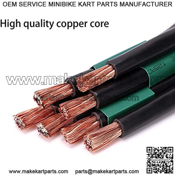 Golf Cart Heavy Duty Battery Cable 7 PCS Set 4 Gauge for 1994 up Club Car DS & Precedent 48Volt,14  +40" Long - Image 3