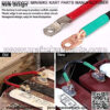 Golf Cart Heavy Duty Battery Cable 7 PCS Set 4 Gauge for 1994 up Club Car DS & Precedent 48Volt,14  +40" Long - Image 4