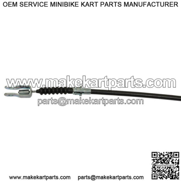 Club Car DS Golf Cart Gas and Electric Brake Cable - Fits 1981-1999 - Image 3