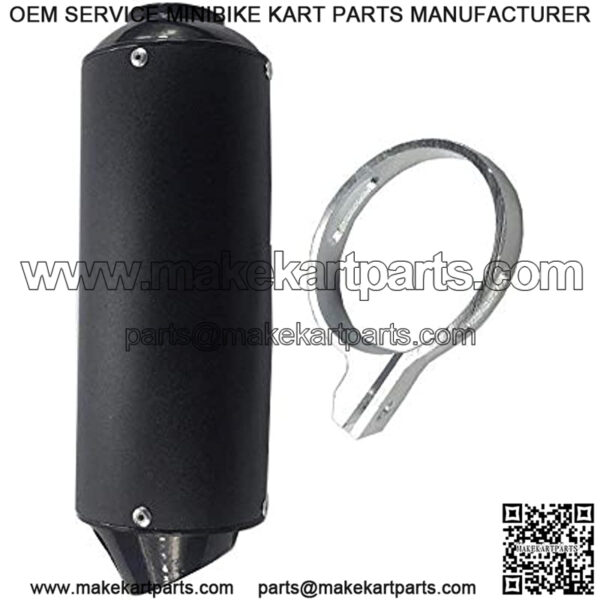 Parts Club Motorcycle Exhaust Muffler Silencer Fits for 140cc 150cc 160cc 125cc 38MM 1.5" inch Dirt Pitbike Lifan Yx Stomp SDG Removable Pit Dirt Bike ATV Universal