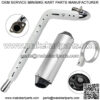 High Performance 38mm Muffler Exhaust Pipe kit Assembly fit 125cc 140cc 150cc PIT PRO Dirt Quad Bike ATV