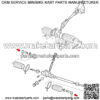 Steering Gear Tie Rod End Kit for Club Car Precedent 2004-up Golf Cart, Replace OEM 102022601 102288301, Set of 2 - Image 3