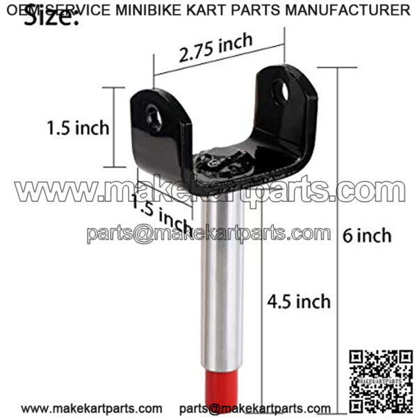 Golf Cart Front End King Pin Repair Kit for Club Car DS 1981-Up,OEM# 1016386 1010150 1016389 8067 7048  2 Pack - Image 2