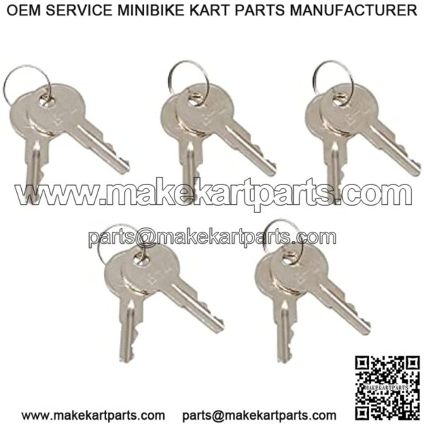 Ignition Keys (10 PCS) Fits CLUBCAR EZGO Yamaha Golf carts