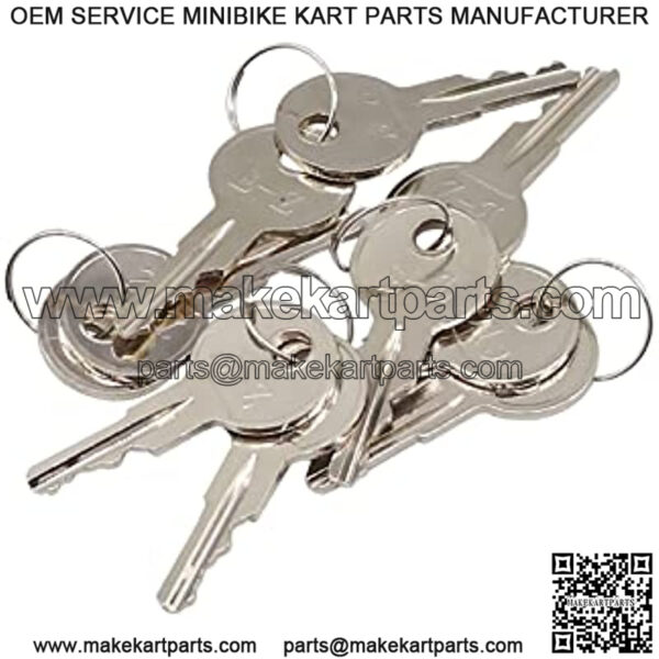 Ignition Keys (10 PCS) Fits CLUBCAR EZGO Yamaha Golf carts - Image 2