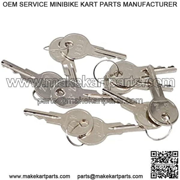 Ignition Keys (10 PCS) Fits CLUBCAR EZGO Yamaha Golf carts - Image 3