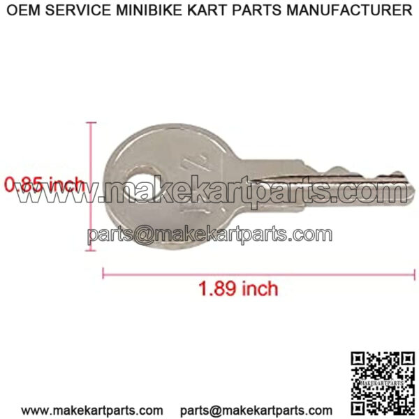 Ignition Keys (10 PCS) Fits CLUBCAR EZGO Yamaha Golf carts - Image 4