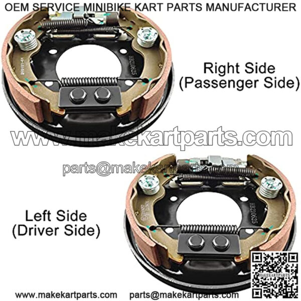 Golf Cart Brake Assembly for EZGO TXT PDS Medalist and Yamaha Golf Carts G14 G16 G19 G20 G21 G22 Driver Side and Passenger Side, Includes Brake Shoes, OEM# 70998-G01 70998-G02 - Image 4