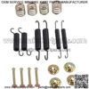 EZGO Brake Shoes Pads and Spring Kit for 1996-Up TXT/ST350/Workhorse and Yamaha 1993-Up G14, G16, G19-G22 Golf Cart Models Replaces # 27943G01, 70794G01, 70795G01 - Image 2