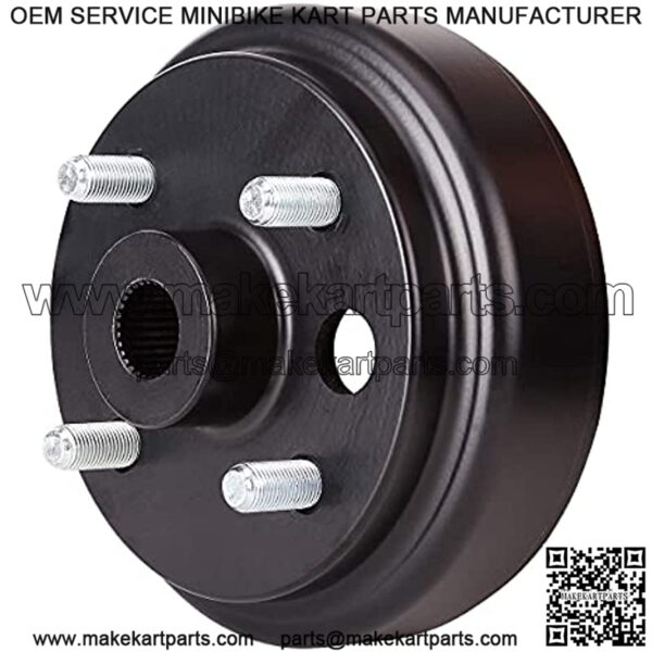 Brake Hub Drum for 4 Cycle Gas EZGO TXT, RXV, Marathon, Medalist, Shuttle 4/6, ST Express/Sport II, MPT, Workhorse, OEM# 21807-G1 21807G1 41843-94 - Image 4