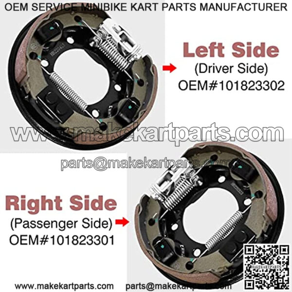 Club Car Brake Cluster Assembly, Driver & Passenger Side Rear Brake Assembly Fits Club Car DS Precedent 1995-UP Tempo 2018-up Golf Cart,OEM# 1018233-02,103380201,103380202,1018233-01 - Image 3