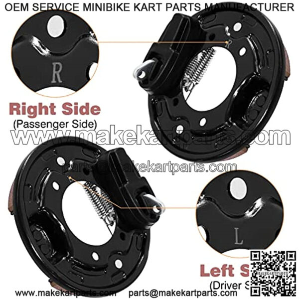 Club Car Brake Cluster Assembly, Driver & Passenger Side Rear Brake Assembly Fits Club Car DS Precedent 1995-UP Tempo 2018-up Golf Cart,OEM# 1018233-02,103380201,103380202,1018233-01 - Image 4