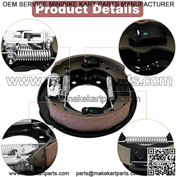 Club Car Brake Cluster Assembly, Driver & Passenger Side Rear Brake Assembly Fits Club Car DS Precedent 1995-UP Tempo 2018-up Golf Cart,OEM# 1018233-02,103380201,103380202,1018233-01 - Image 5