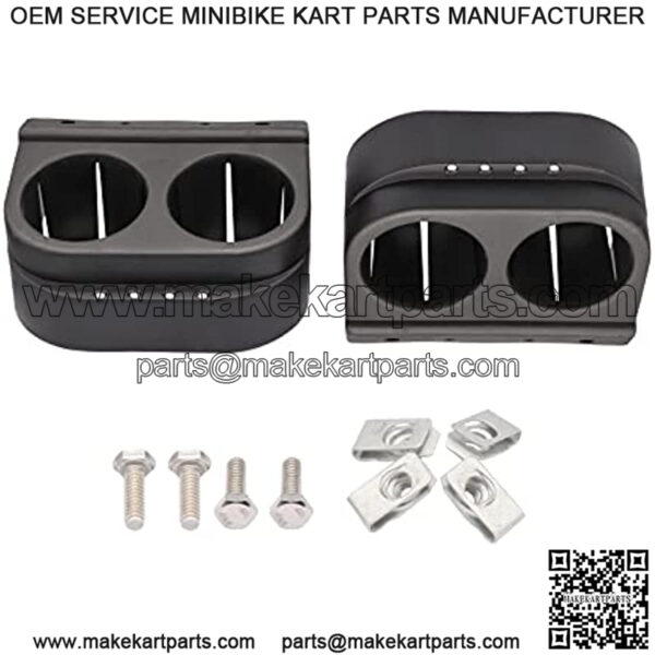 Club Car DS Cup Holder Dual Kit Fits 1993-Up Golf Cart - Image 4