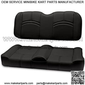 MODZ  FS1 Custom Golf Cart Front Seat for EZGO TXT - [1995-Up] - Black Base - No Pattern