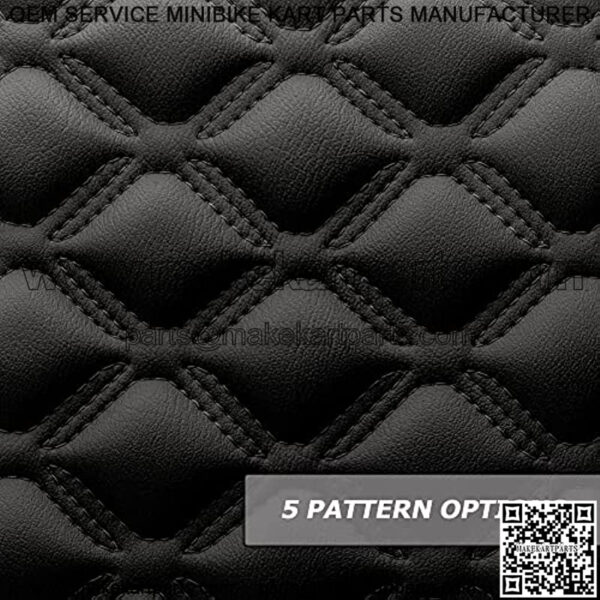 MODZ  FS1 Custom Golf Cart Front Seat for EZGO TXT - [1995-Up] - Black Base - No Pattern - Image 4