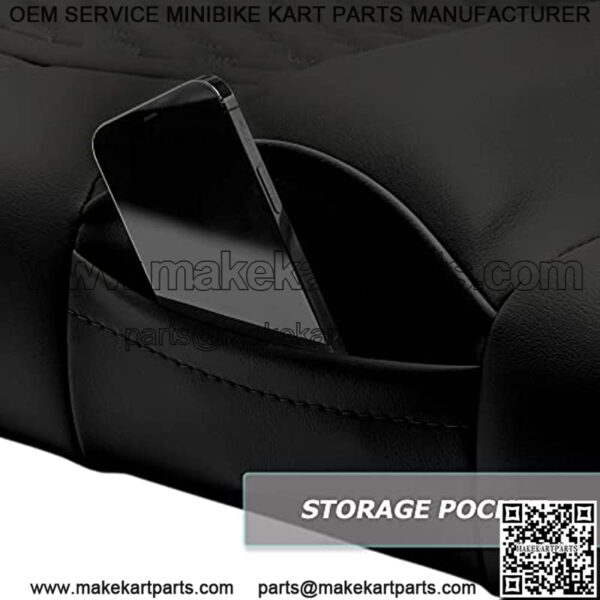 MODZ  FS1 Custom Golf Cart Front Seat for EZGO TXT - [1995-Up] - Black Base - No Pattern - Image 5