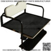 Yamaha Drive G29 Golf Cart Flip Folding Rear Back Seat Kit - Stone - Image 3