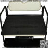 Yamaha Drive G29 Golf Cart Flip Folding Rear Back Seat Kit - Stone - Image 5