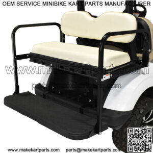 MACH3 Rear Flip Seat for Yamaha G-Series Golf Carts G19-G22 - Ivory