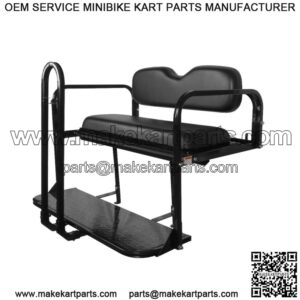 ProFX Rear Seat Kit with Grab Bar for Yamaha Drive2 (2017-Up) Golf Cart - Black