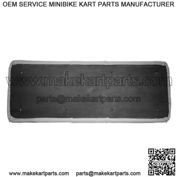 Premium Vinyl Seat Cushions for Mach3 Golf Cart Rear Seat - Light Graphite - Image 5