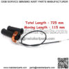 22mm (7/8") Handle Grip Throttle Clamp Throttle cable 49cc Pocket Bike Mini Moto Quads - Image 2
