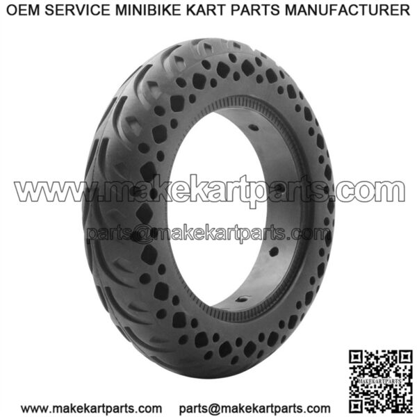 Applicable to MAX G30 electric pulley without inflatable outer honeycomb explosion-proof tire puncture-proof tire 10*2.5 solid tire - Image 3