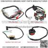 Quad Wire Harness Complete Wiring Harness Complete Electrics Stator Coil CDI Wiring Harness Solenoid Relay Spark Plug for 4 Stroke ATV 50cc 70cc 90cc 110cc 125cc Pit Quad Dirt Bike Go Kart Parts Scooter Moped Parts - Image 2