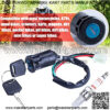Ignition Key Switch 2pcs 4-Wire 4-pin and A7TC Spark Plug Replacement for Taotao Coolster Sunl 50cc 70cc 90cc 110cc 125cc Chinese ATV Dirt Bike Quad Go Kart Moped Scooter Parts - Image 3