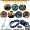 Ignition Key Switch 2pcs 4-Wire 4-pin and A7TC Spark Plug Replacement for Taotao Coolster Sunl 50cc 70cc 90cc 110cc 125cc Chinese ATV Dirt Bike Quad Go Kart Moped Scooter Parts - Image 4