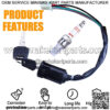 Ignition Key Switch 2pcs 4-Wire 4-pin and A7TC Spark Plug Replacement for Taotao Coolster Sunl 50cc 70cc 90cc 110cc 125cc Chinese ATV Dirt Bike Quad Go Kart Moped Scooter Parts - Image 5