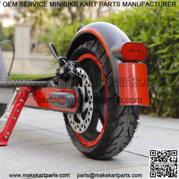 electric scooter Pro2 rear fender with license plate rear tail light original bracket screw plug hook accessories - Image 2