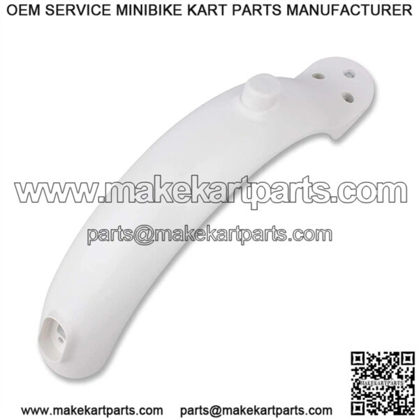 Electric Scooter Rear Fender With Hook M365 Black White Rear Fender Water Block - Image 4