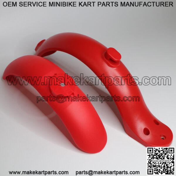 8.5 inch red rear fender accessories front fender/rear fender M365 universal matching rear gear hook