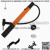 Mini Bike Pump Portable Frame Pump,Air Ball Pump,Multipurpose, Portable Outdoor Cycling Pump Small,Inflator,Presta/Schrader,High Volume and High Pressure Hand Pump, (Pump2826)