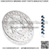 120mm disc brake disc electric scooter brake disc 120mm brake pad diagonal 44mm disc brake disc