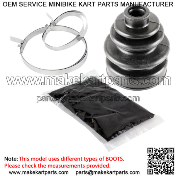Rear Axle Inner LH RH CV Boot Kit for Polaris Ranger XP 1000 2017 2018 2019 2020