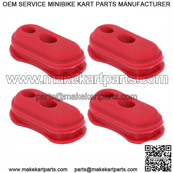 Scooter Accessories M365 Special Silicone Kit for Electric Scooter Four Red Silicone Plugs A B C F
