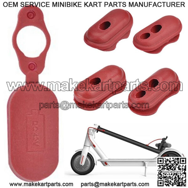 M365 Electric Scooter Silicone Kit + M365 Scooter Charging Port Waterproof Cover Dust Plug - Image 2