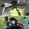 22mm Motorcycle ATV Bike Scooter Handle Bar End Rearview Mirrors Universal New - Image 2